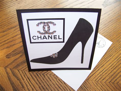 Made by Jacqueline: Custom Chanel Card & High Heel Cards